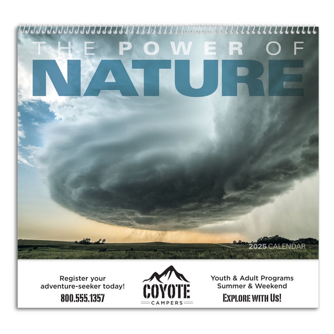 61-893 The Power Of Nature Wall Calendar