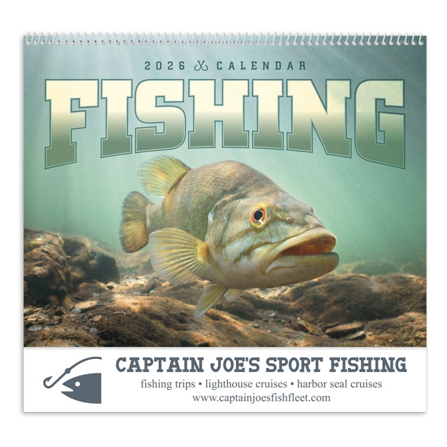 61-899 Fishing Wall Calendar