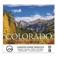 61-CO Colorado Wall Calendar