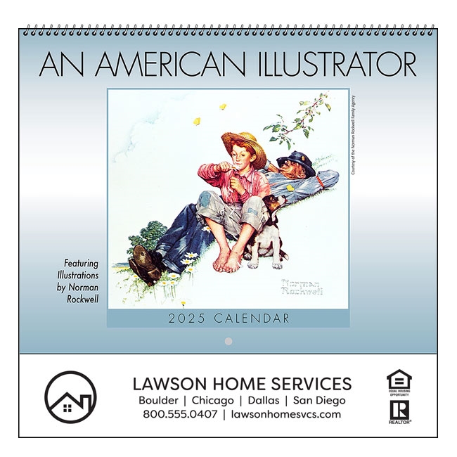 65-800 American Illustrator Wall Calendar