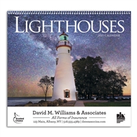 74-70 Lighthouses Wall Calendar