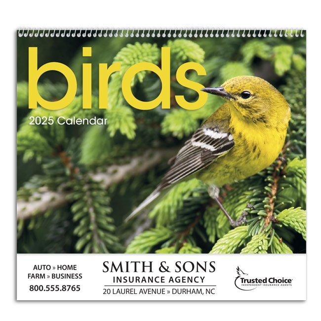 74-78 Birds Wall Calendar