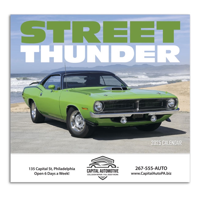 81-801 Street Thunder Wall Calendar