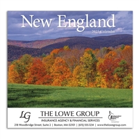 81-812 New England Wall Calendar