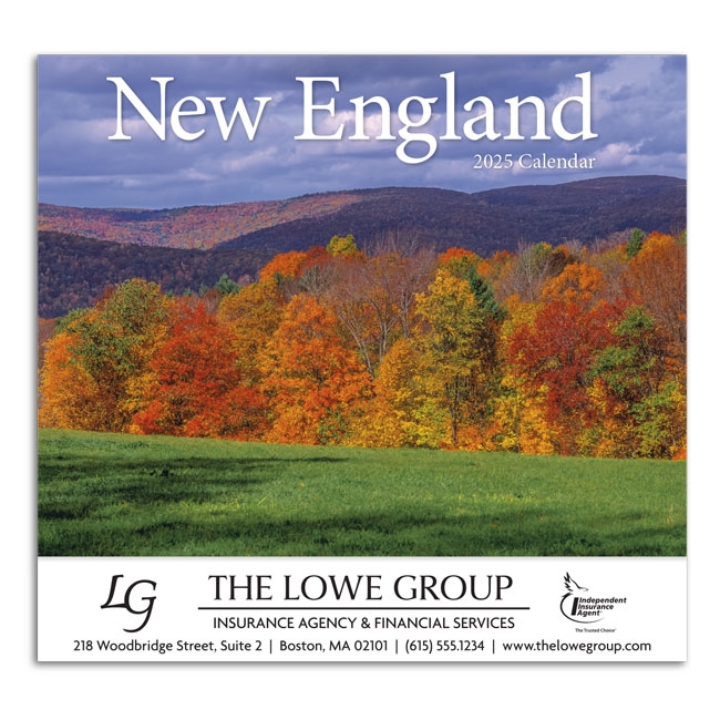 81-812 New England Wall Calendar