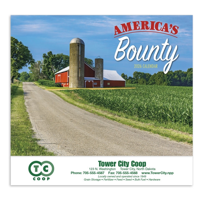 81-831 America's Bounty Wall Calendar