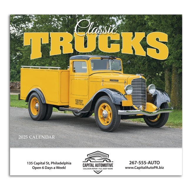 81-894 Classic Trucks Wall Calendar