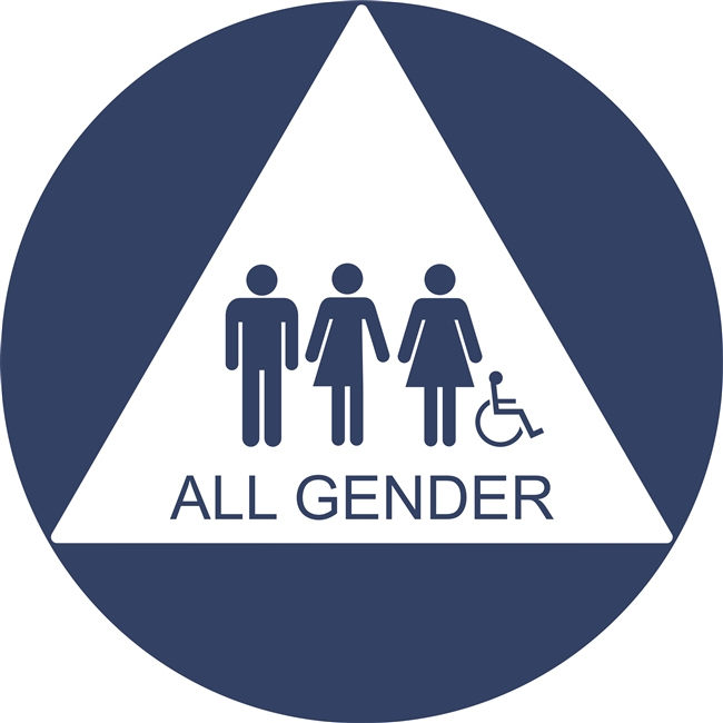 Geometric California Unisex Restroom
