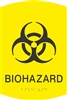 Biohazard <br> (6 in. x 9 in.)<br>Multiple Background Colors