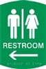 Unisex Restroom ADA Braille Sign