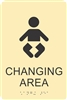 Changing Area ADA Braille Sign