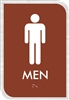 Men's Restroom ADA Braille Sign