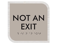 Not An Exit<br> (6.5 in. x 6.5 in.)<br>Multiple Background Colors