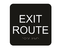 Exit Route<br> (6 in. x 6 in.)<br>Multiple Background Colors