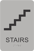 Stairs ADA Braille Sign