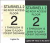 High-quality ADA compliant Stairwell signs - multiple colors available and quantity discounts. Braille Sign Pros has over 20 years experience in the ADA sign industry.