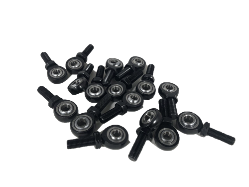 Complete Rod End Kit-Aluminum (Black)