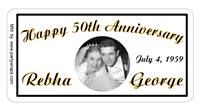 Anniversary Photo Label