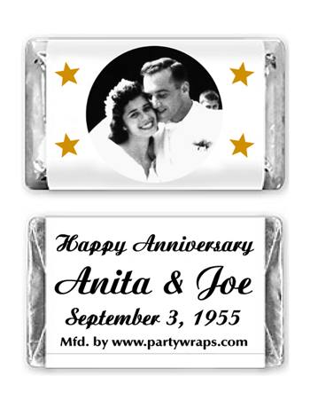 Anniversary Miniature Candy Bars Photo