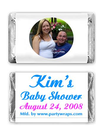 Baby Shower Miniature Candy Bars Photo