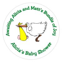 Baby Shower Stork Lollipop