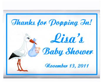 Baby Shower Stork Popcorn