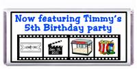 Childrens Birthday Movie Candy Bar