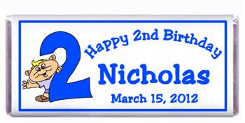 Childrens Birthday 2nd Baby Candy Bar