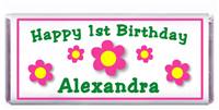 Childrens Birthday Daisy Dots Candy Bar