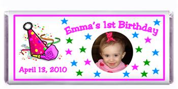 Childrens Birthday Party Hat & Photo Candy Bar