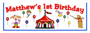 Childrens Birthday Circus Tent Goodie Bag Top