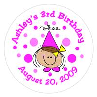 Childrens Birthday Girl Bday Lollipop