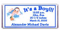 Birth Announcement Blanket Baby Candy Bar