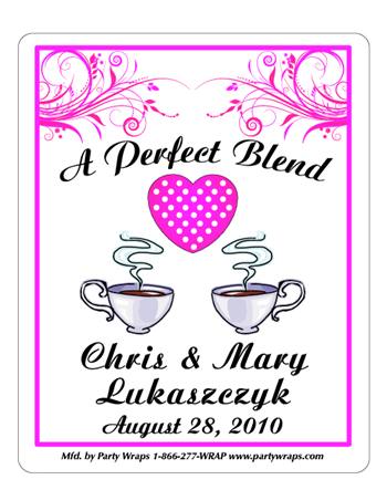 Bridal Shower Scroll Coffee