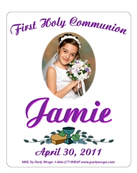 Communion Photo Label