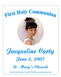 Communion Photo Chruch Script Label