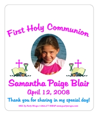 Communion Photo Bible Chalice M&M Tube