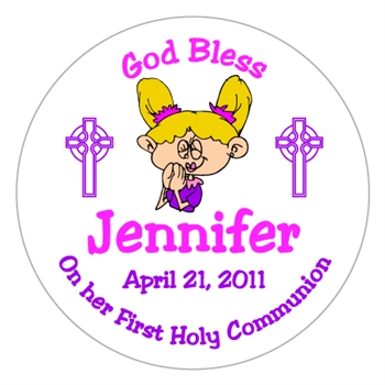 Communion Cartoon Boy Lollipop