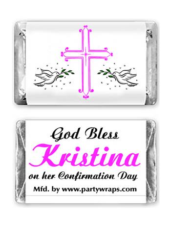 Confirmation Miniature Candy Bars - with a Graphic