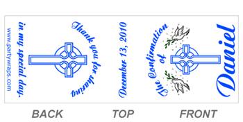 Confirmation Dove Celtic Cross Tic Tacs