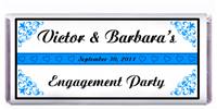 Engagement Scroll Ribbon Candy Bar