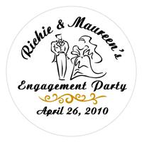 Engagement Bride & GroomPopcorn