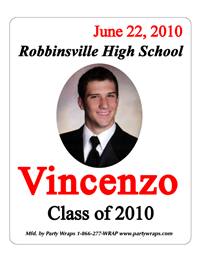 Graduation Photo Label