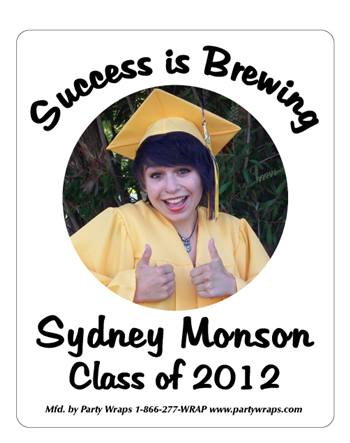 Graduation Success Photo Label