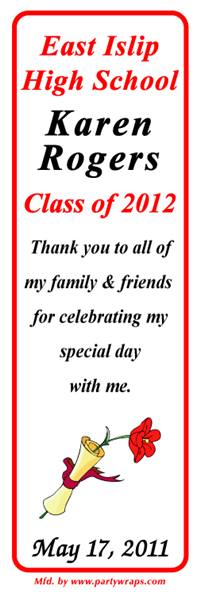 Graduation Diploma Rose Bookmarkers
