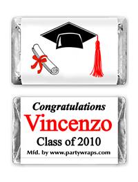 Graduation Miniature Candy Bars - Graphic