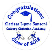 Graduation Congratulations Label