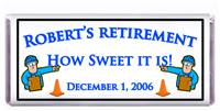 Retirement Construction Candy Bar