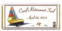 Retirement Sailboat Candy Bar