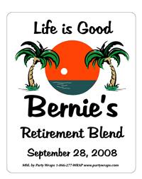 Retirement Palms Label